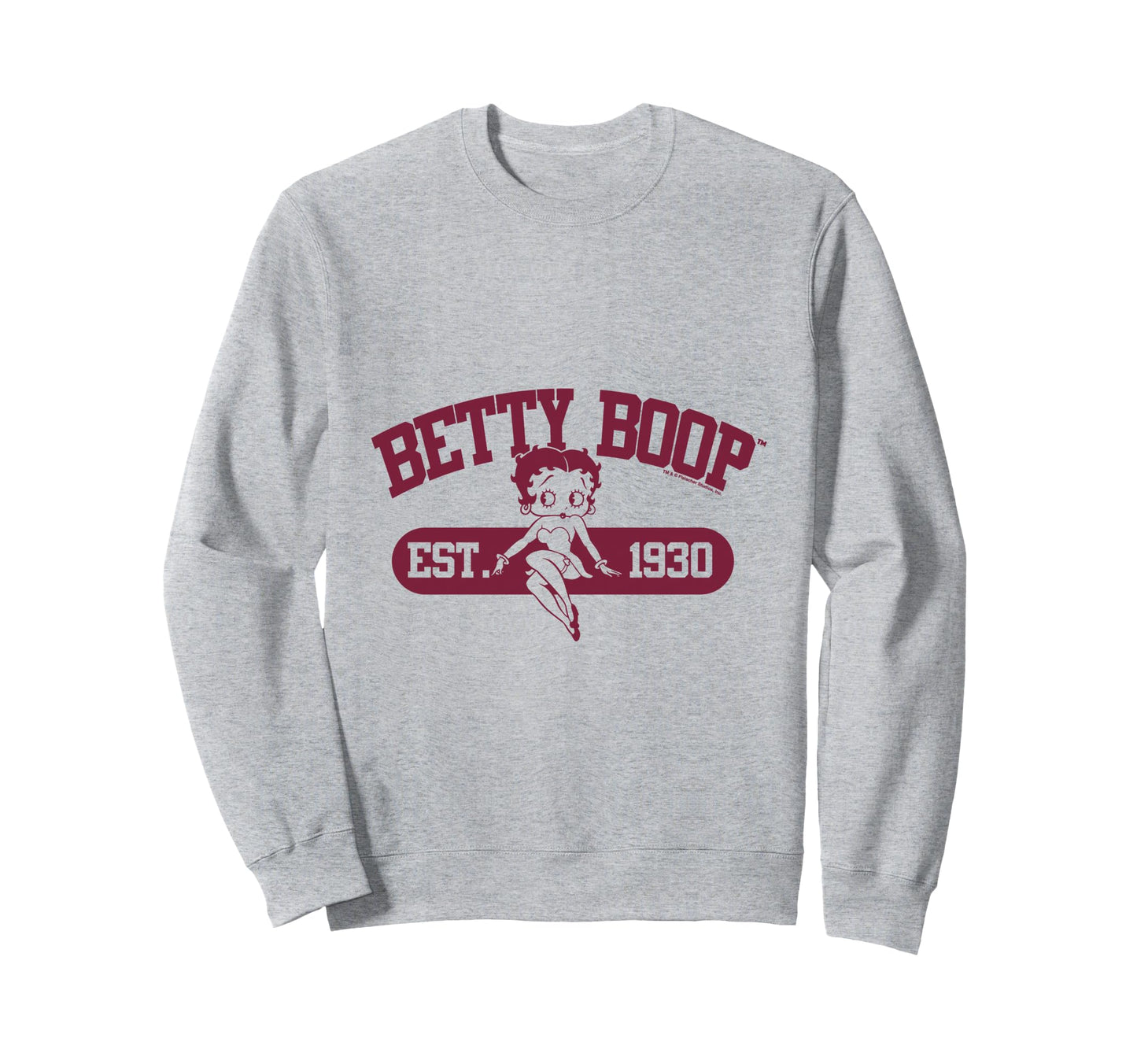 Betty Boop Est 1930 Varsity Sweatshirt - Streetwear Style for Adults - T-Shirt, Sweatshirt, Hoodie