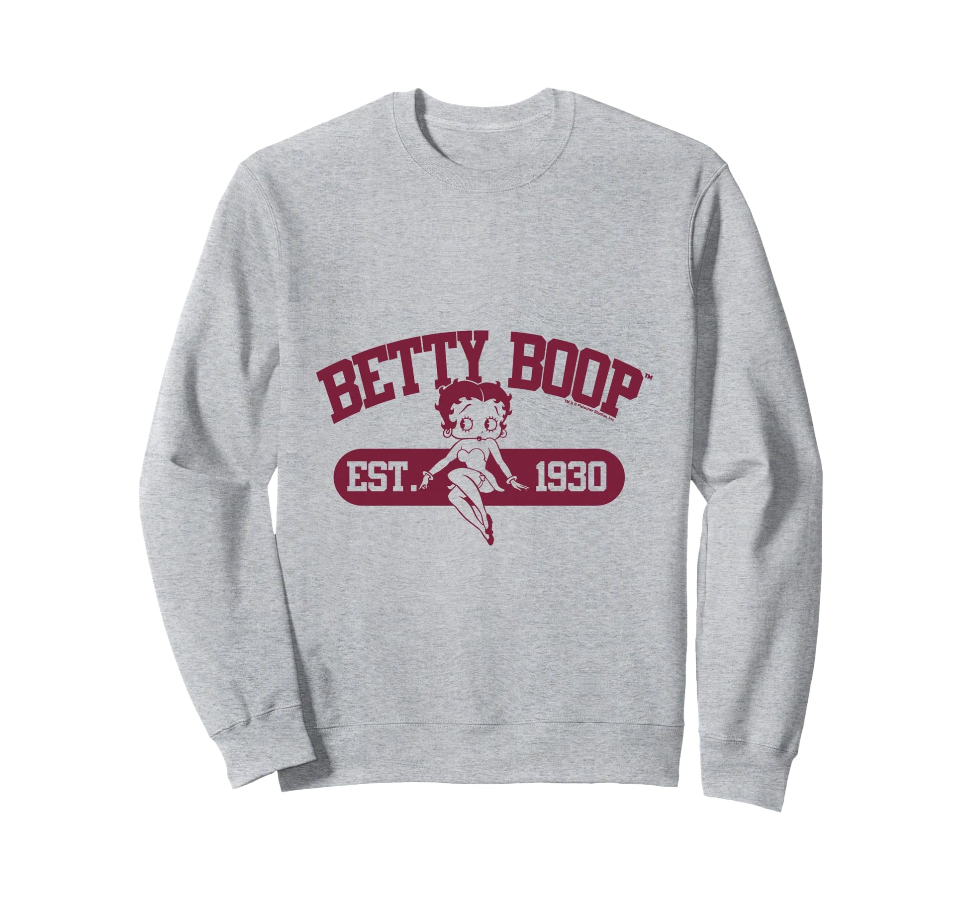 Betty Boop Est 1930 Varsity Sweatshirt - Streetwear Style for Adults - T-Shirt, Sweatshirt, Hoodie