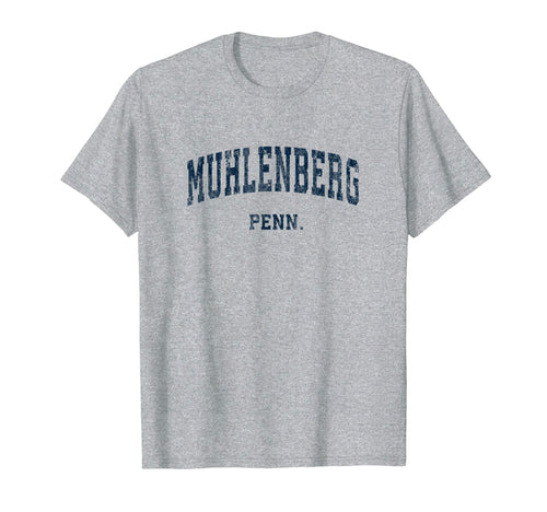 Muhlenberg Pennsylvania Pa Varsity T-Shirt - Minimalist Print for Adults - T-Shirt, Sweatshirt, Hoodie