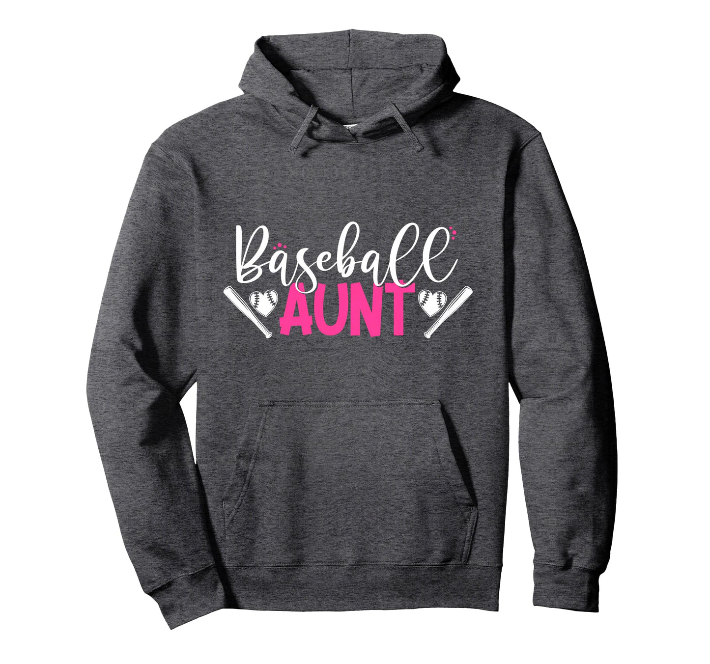 Baseball Aunt Baseball Lover Fan Gift Hoodie - Custom Art Print Unisex - T-Shirt, Sweatshirt, Hoodie