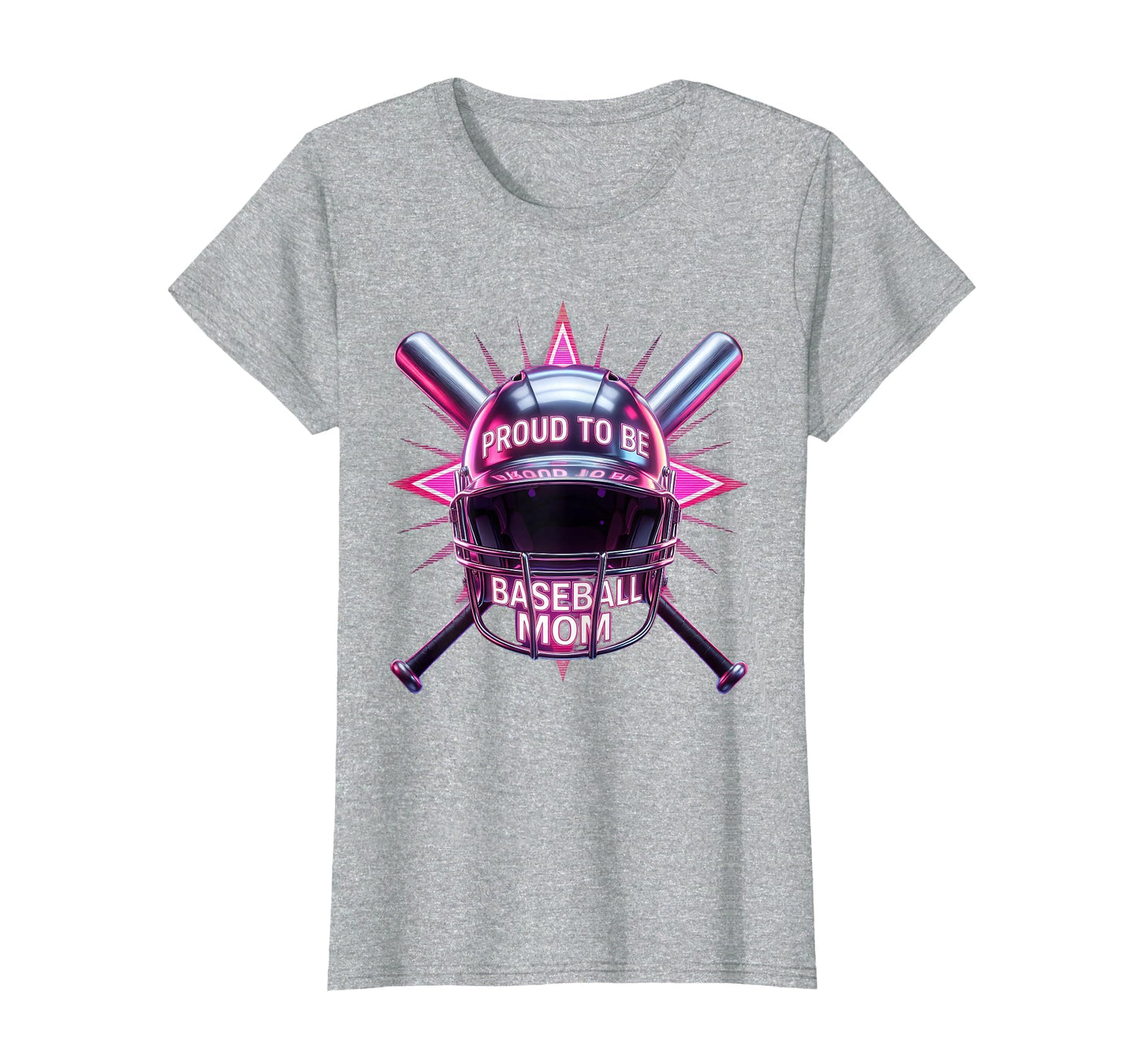 Proud To Be Baseball Mom T-Shirt - Fun Novelty Design for Adults - T-Shirt, Sweatshirt, Hoodie