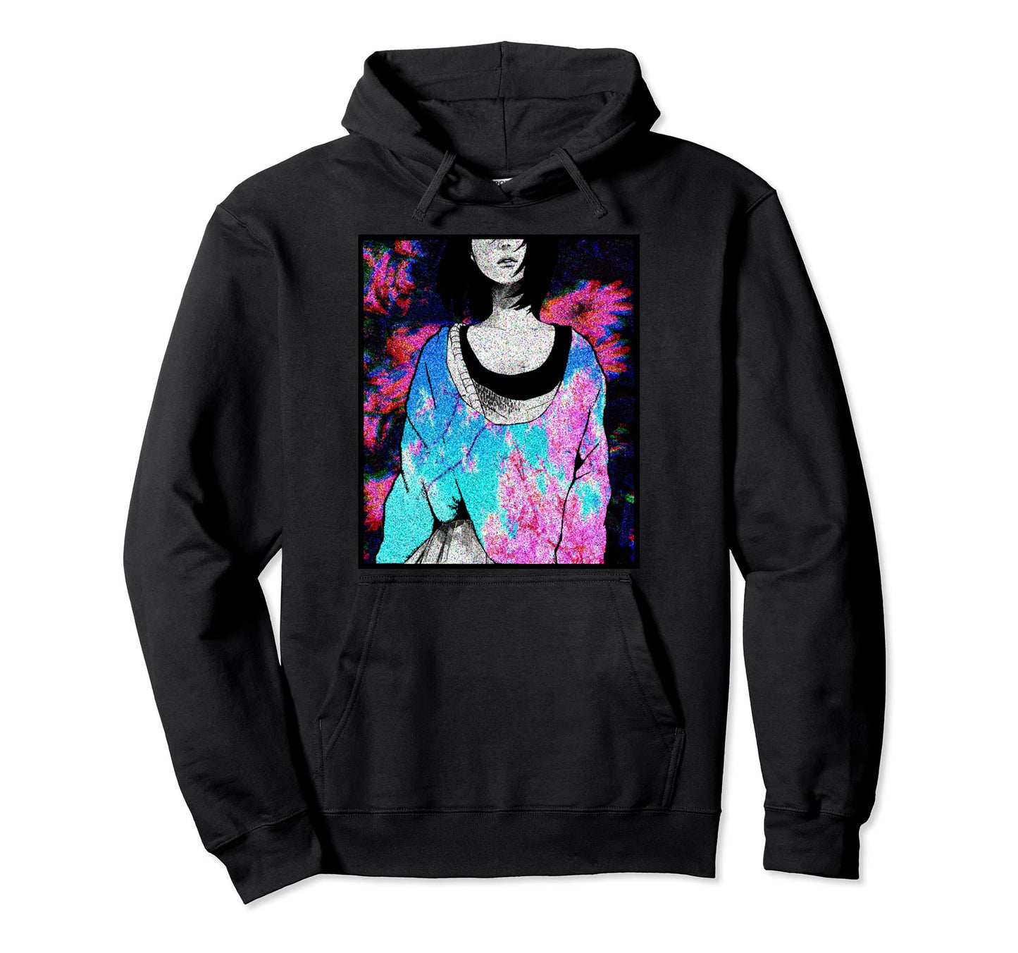 Vaporwave Sadboy Anime Aesthetic Hoodie - Fun Novelty Design for Adults - T-Shirt, Sweatshirt, Hoodie