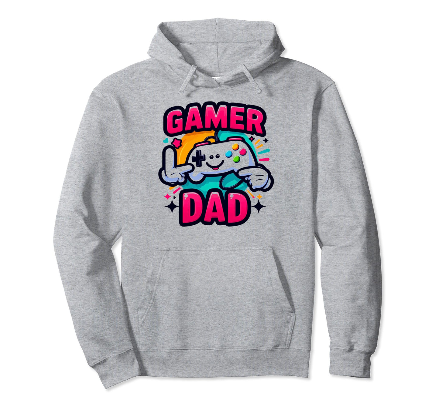 Gamer Dad Game Controller Gaming Hoodie - Streetwear Style for Adults - T-Shirt, Sweatshirt, Hoodie