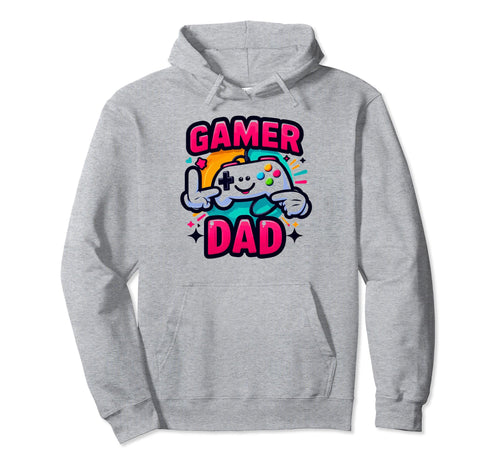 Gamer Dad Game Controller Gaming Hoodie - Streetwear Style for Adults - T-Shirt, Sweatshirt, Hoodie