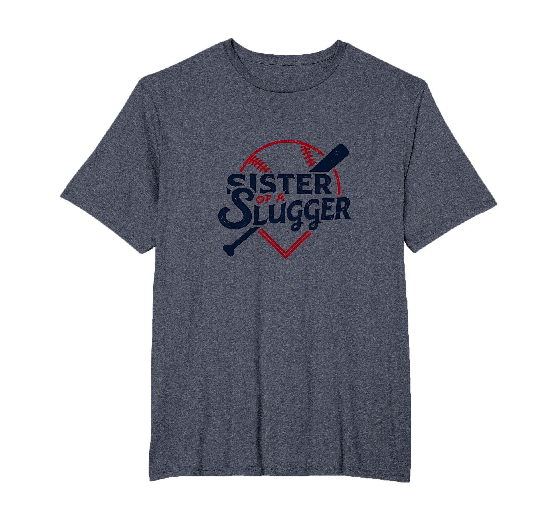 Baseball Sister Sister Slugger Sports T-Shirt - Unique Graphic Unisex - T-Shirt, Sweatshirt, Hoodie