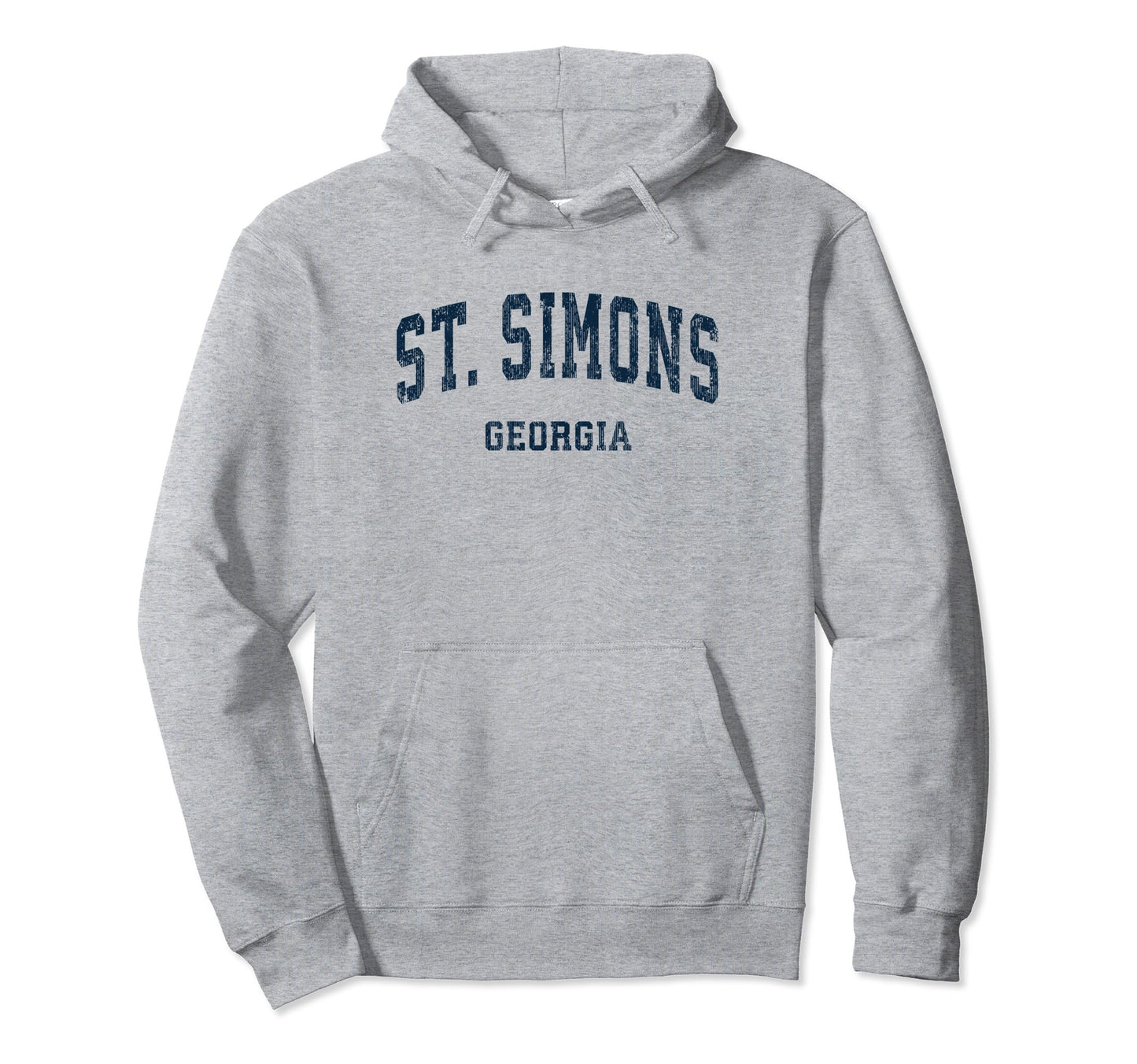 St Simons Georgia Ga Varsity Sports Hoodie - Aesthetic Graphic for Adults - T-Shirt, Sweatshirt, Hoodie