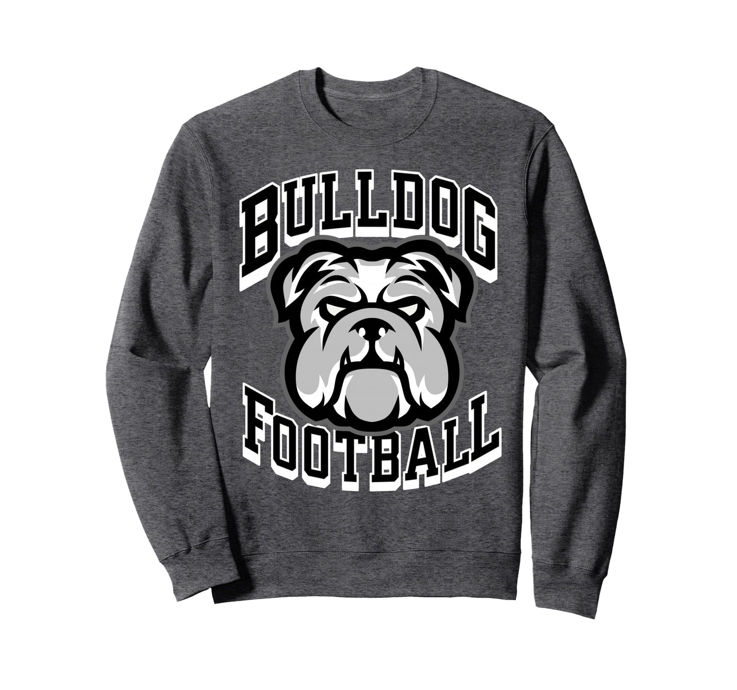 Bulldogs Football Game Day Mom Dad Sweatshirt - Minimalist Print Unisex - T-Shirt, Sweatshirt, Hoodie