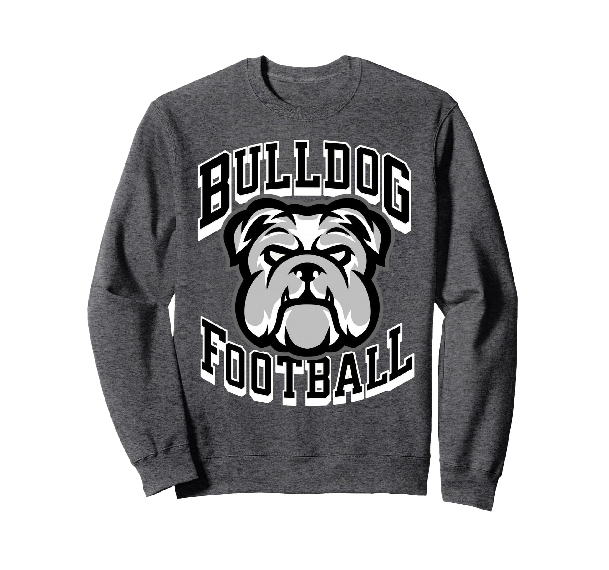Bulldogs Football Game Day Mom Dad Sweatshirt - Minimalist Print Unisex - T-Shirt, Sweatshirt, Hoodie