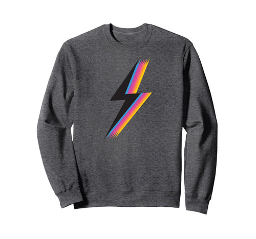 Lightning Bolt Colorful Sweatshirt - Novelty Apparel Unisex - T-Shirt, Sweatshirt, Hoodie