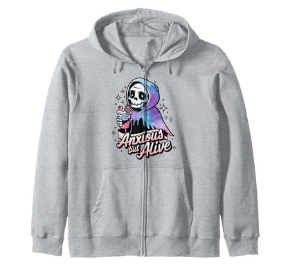 Pastel Goth Anime Manga Sweatshirt - Fun Novelty Design for Adults - T-Shirt, Sweatshirt, Hoodie