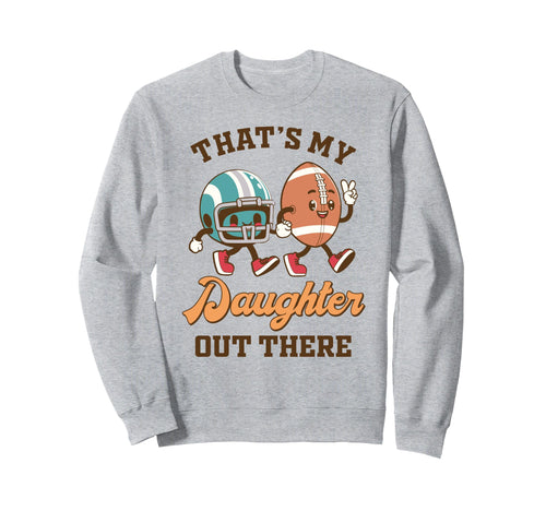 Football Mom Dad Biggest Fan Sweatshirt - Streetwear Style for Adults - T-Shirt, Sweatshirt, Hoodie