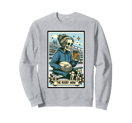 Rugby Mama Game Day Skeleton Sweatshirt - Casual Everyday Wear Unisex - T-Shirt, Sweatshirt, Hoodie