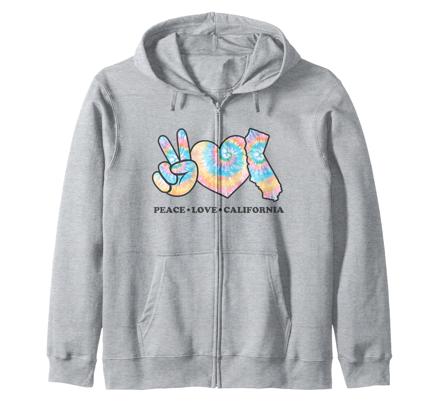 Tie Dye California Hippie Gift Co T-Shirt - Streetwear Style Unisex - T-Shirt, Sweatshirt, Hoodie