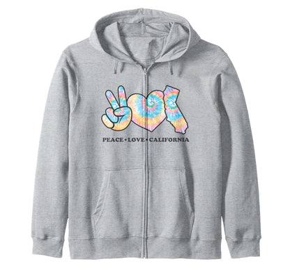Tie Dye California Hippie Gift Co T-Shirt - Streetwear Style Unisex - T-Shirt, Sweatshirt, Hoodie