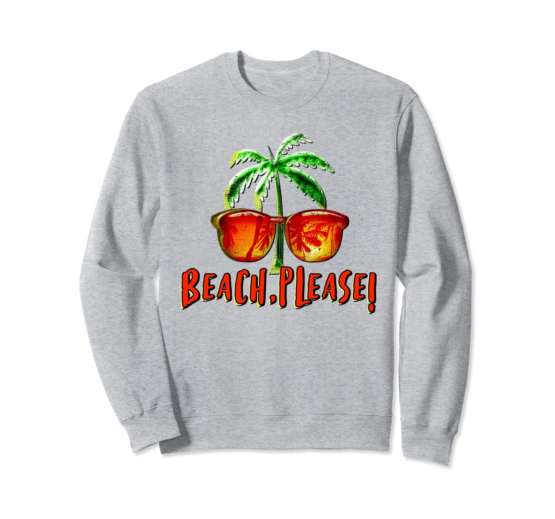 Tropical Sunset Surf Beach Please Sweatshirt - Novelty Apparel Men Women - T-Shirt, Sweatshirt, Hoodie