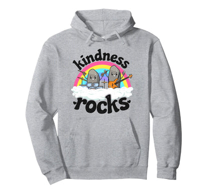 Anti Bullying Rainbow Hippie Music Hoodie - Fun Novelty Design Men Women - T-Shirt, Sweatshirt, Hoodie