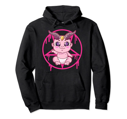 Devil Goth Pastel Goth Vaporwave Gift Hoodie - Novelty Apparel Men Women - T-Shirt, Sweatshirt, Hoodie