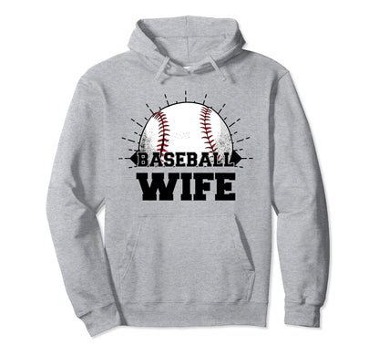 Game Day Baseball Wife Hoodie - Trendy Graphic Men Women - T-Shirt, Sweatshirt, Hoodie