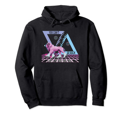 Vaporwave Skating Lion Sad Nostalgia Hoodie - Streetwear Style Men Women - T-Shirt, Sweatshirt, Hoodie
