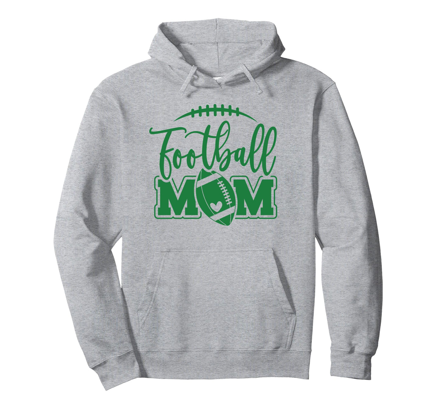 Womens Game Day White And Green Hoodie - Fun Novelty Design for Adults - T-Shirt, Sweatshirt, Hoodie