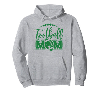Womens Game Day White And Green Hoodie - Fun Novelty Design for Adults - T-Shirt, Sweatshirt, Hoodie