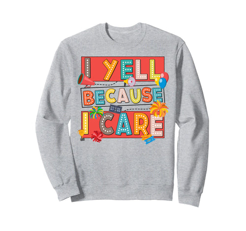 Cheer Mom Cheer Dad Cheerleading I Sweatshirt - Trendy Graphic for Adults - T-Shirt, Sweatshirt, Hoodie