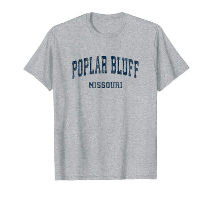 Poplar Bluff Missouri Mo Varsity Sports T-Shirt - Graphic Print for Adults - T-Shirt, Sweatshirt, Hoodie