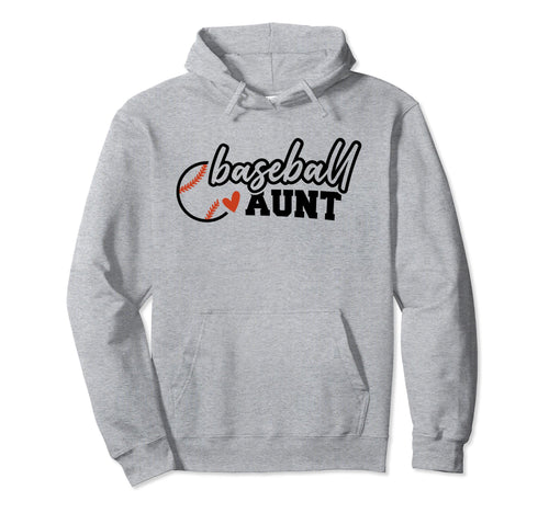 Baseball Aunt Funny Leopard Baseball Hoodie - Streetwear Style Men Women - T-Shirt, Sweatshirt, Hoodie
