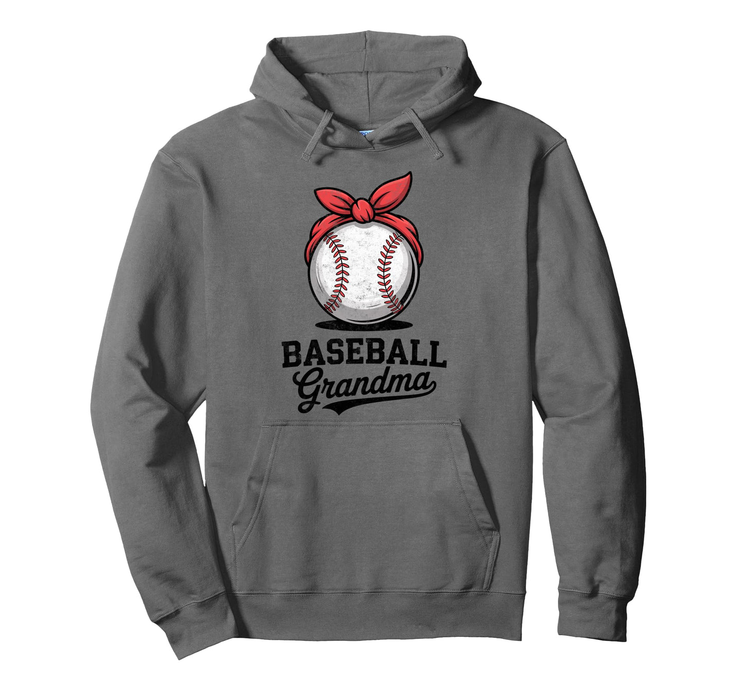 Baseball Nana Grandma Player Fan Hoodie - Custom Art Print for Adults - T-Shirt, Sweatshirt, Hoodie
