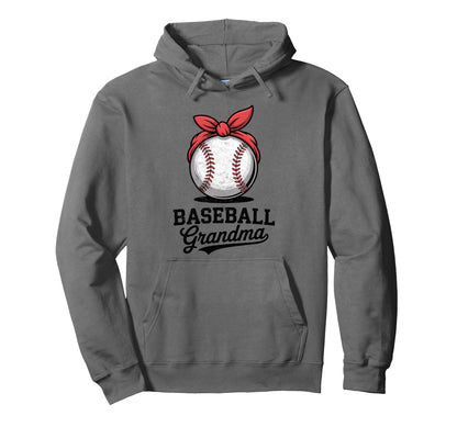 Baseball Nana Grandma Player Fan Hoodie - Custom Art Print for Adults - T-Shirt, Sweatshirt, Hoodie