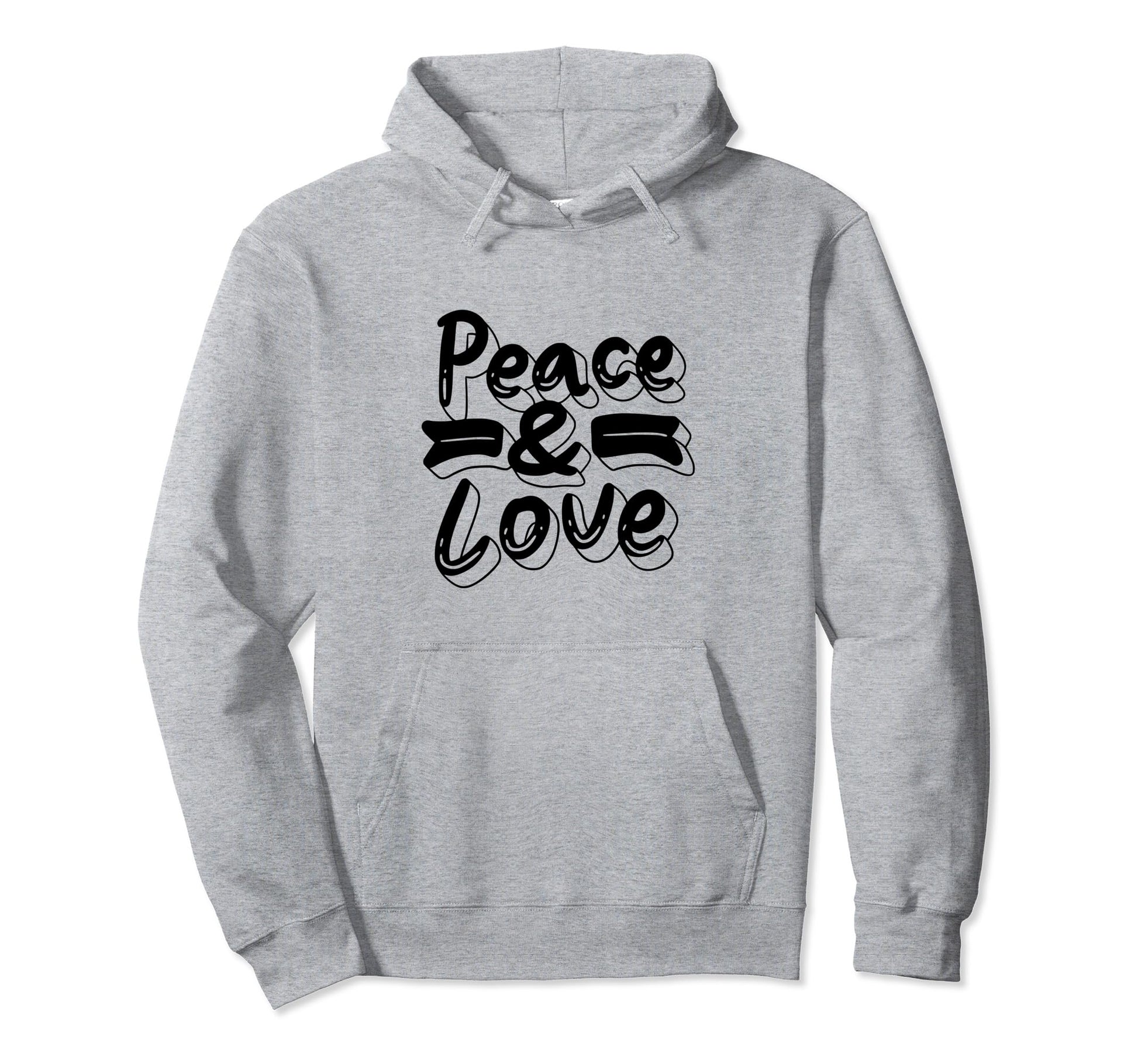 Peace Love Hoodie - Aesthetic Graphic Unisex - T-Shirt, Sweatshirt, Hoodie