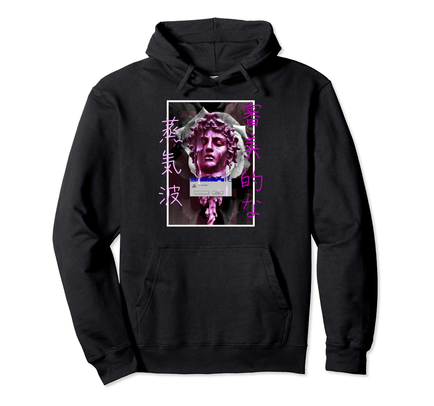 Aesthetic Vaporwave Japanese Futurism Hoodie - Streetwear Style Unisex - T-Shirt, Sweatshirt, Hoodie