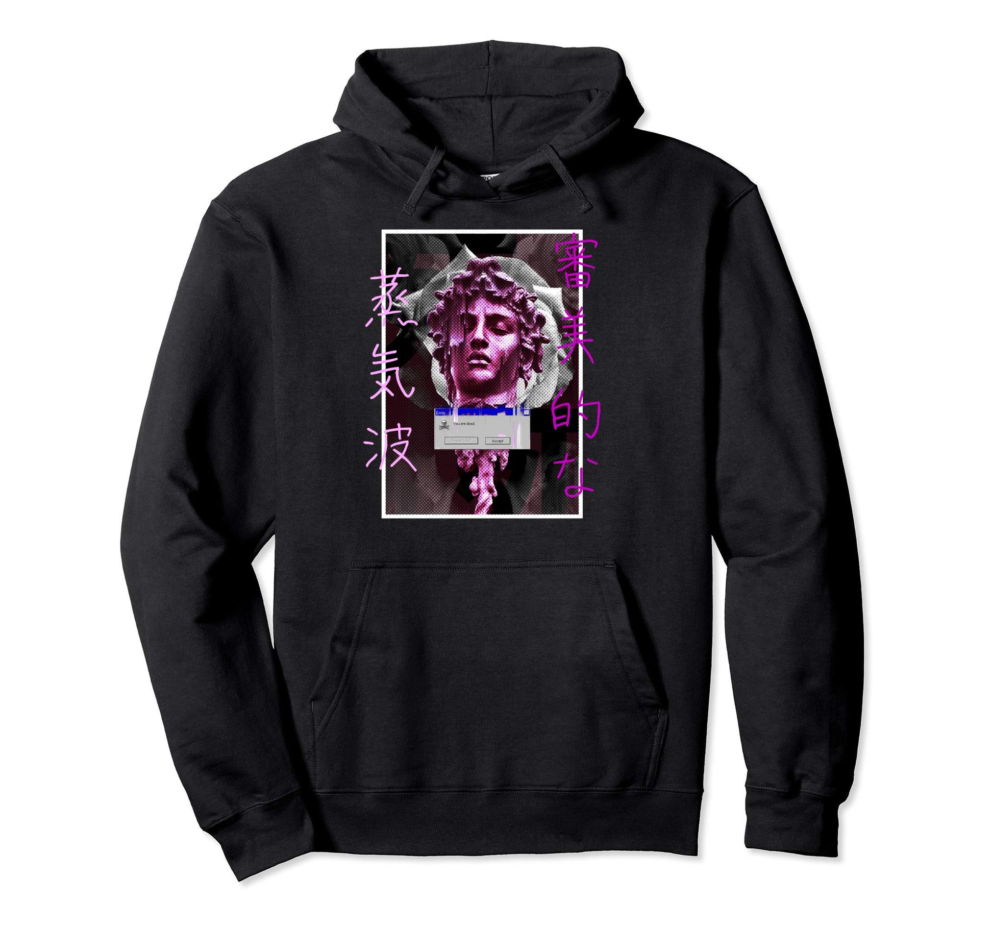 Aesthetic Vaporwave Japanese Futurism Hoodie - Streetwear Style Unisex - T-Shirt, Sweatshirt, Hoodie