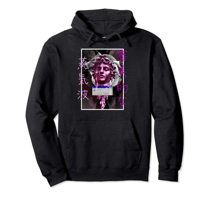 Aesthetic Vaporwave Japanese Futurism Hoodie - Streetwear Style Unisex - T-Shirt, Sweatshirt, Hoodie