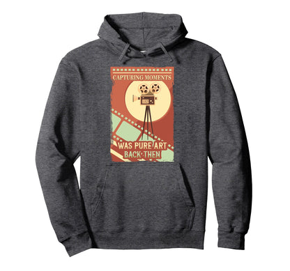 Capturing Moments Was Pure Art Back Hoodie - Novelty Apparel Men Women - T-Shirt, Sweatshirt, Hoodie