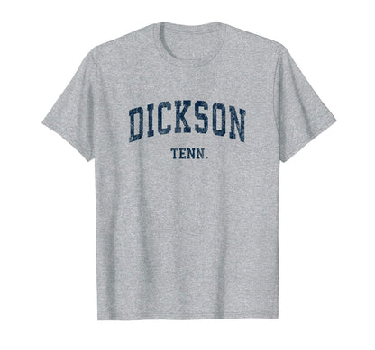 Dickson Tennessee Tn Varsity Sports Navy T-Shirt - Graphic Print for Adults - T-Shirt, Sweatshirt, Hoodie