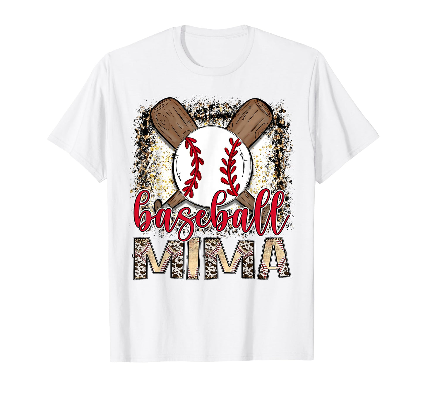 Baseball Mima Leopard Proud Ball Mima T-Shirt - Fun Novelty Design Unisex - T-Shirt, Sweatshirt, Hoodie