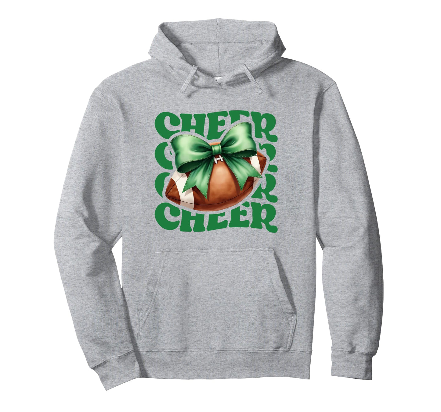 Game Day Green Cheerleader Mom Hoodie - Streetwear Style Men Women - T-Shirt, Sweatshirt, Hoodie