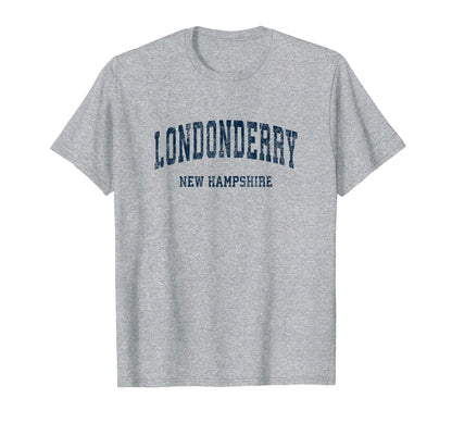 Londonderry New Hampshire Nh Varsity T-Shirt - Graphic Print Men Women - T-Shirt, Sweatshirt, Hoodie