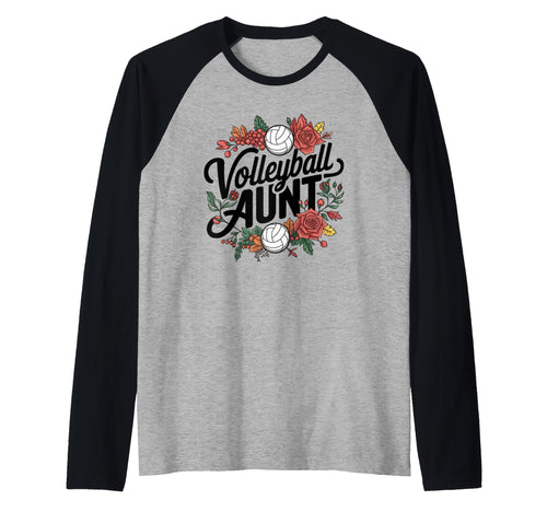 Volleyball Aunt Gifts And T-Shirt - Aesthetic Graphic for Adults - T-Shirt, Sweatshirt, Hoodie