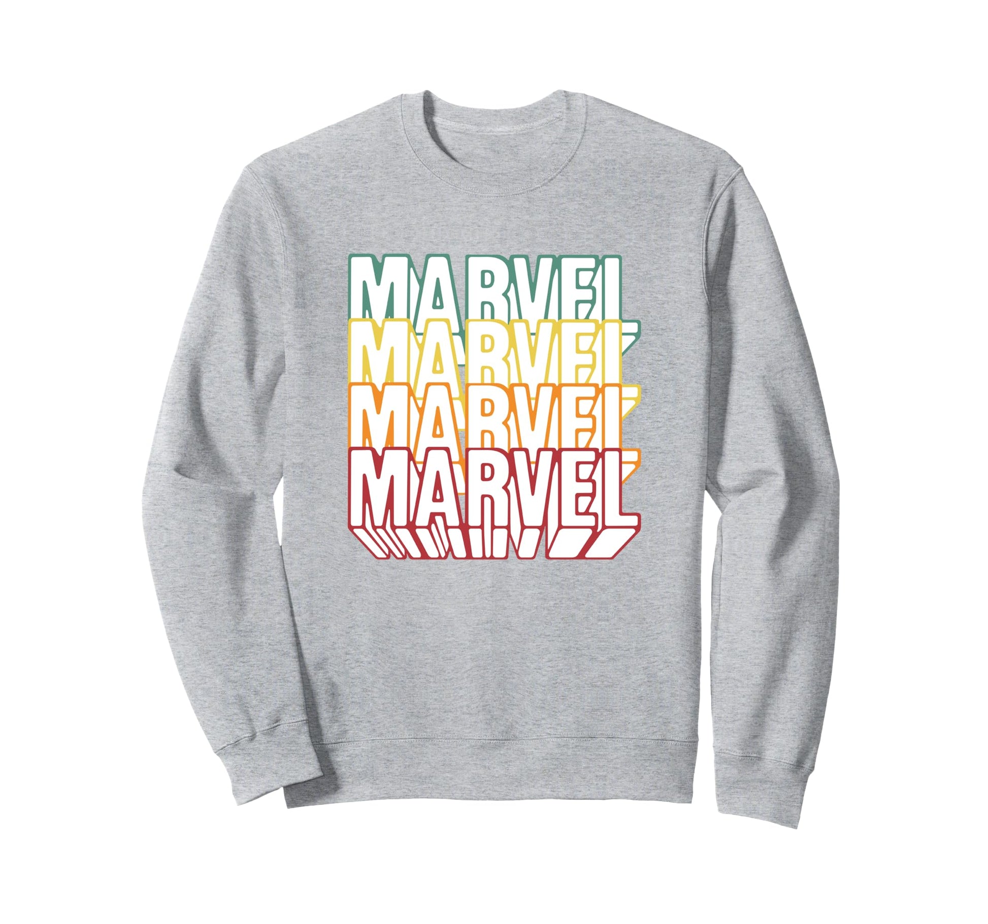 Marvel Comics Rainbow Outline 3D Sweatshirt - Novelty Apparel Men Women - T-Shirt, Sweatshirt, Hoodie