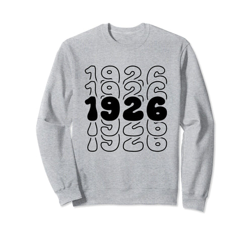98 Year Old Groovy 98Th Birthday Sweatshirt - Aesthetic Graphic Men Women - T-Shirt, Sweatshirt, Hoodie