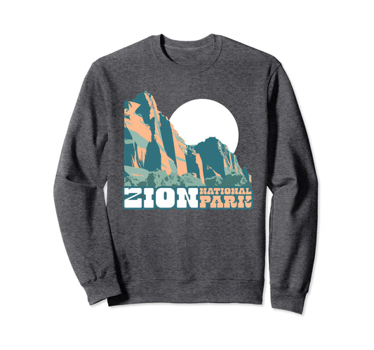 Zion National Park Wpa Utah Sweatshirt - Casual Everyday Wear for Adults - T-Shirt, Sweatshirt, Hoodie