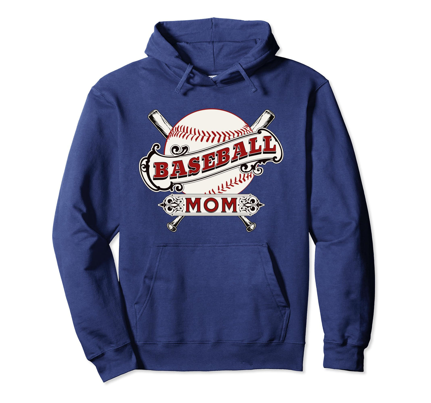 Baseball Mom Game Day Son Supporter Fan Hoodie - Minimalist Print Unisex - T-Shirt, Sweatshirt, Hoodie