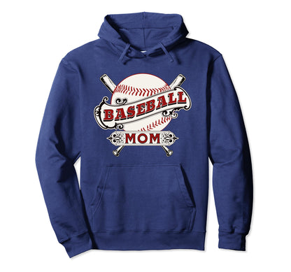 Baseball Mom Game Day Son Supporter Fan Hoodie - Minimalist Print Unisex - T-Shirt, Sweatshirt, Hoodie