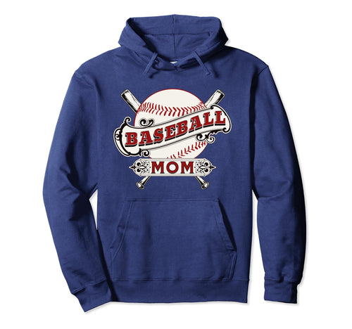 Baseball Mom Game Day Son Supporter Fan Hoodie - Minimalist Print Unisex - T-Shirt, Sweatshirt, Hoodie
