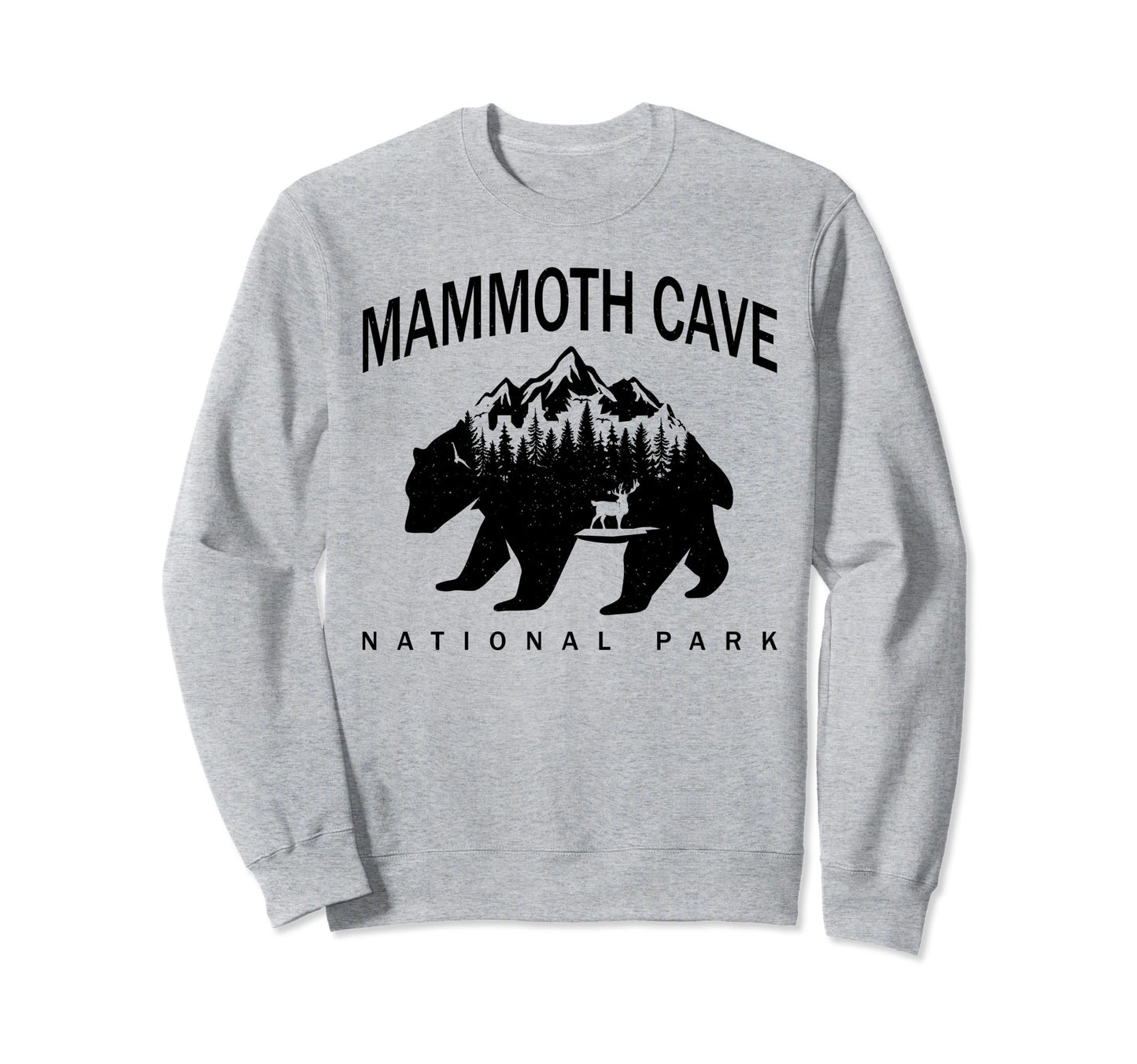 Mammoth Cave National Park Bear Sweatshirt - Fun Novelty Design Men Women - T-Shirt, Sweatshirt, Hoodie