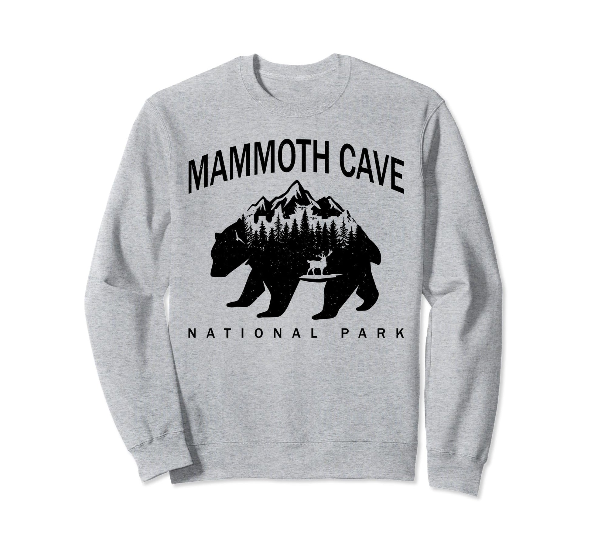 Mammoth Cave National Park Bear Sweatshirt - Fun Novelty Design Men Women - T-Shirt, Sweatshirt, Hoodie