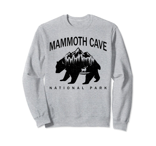 Mammoth Cave National Park Bear Sweatshirt - Fun Novelty Design Men Women - T-Shirt, Sweatshirt, Hoodie