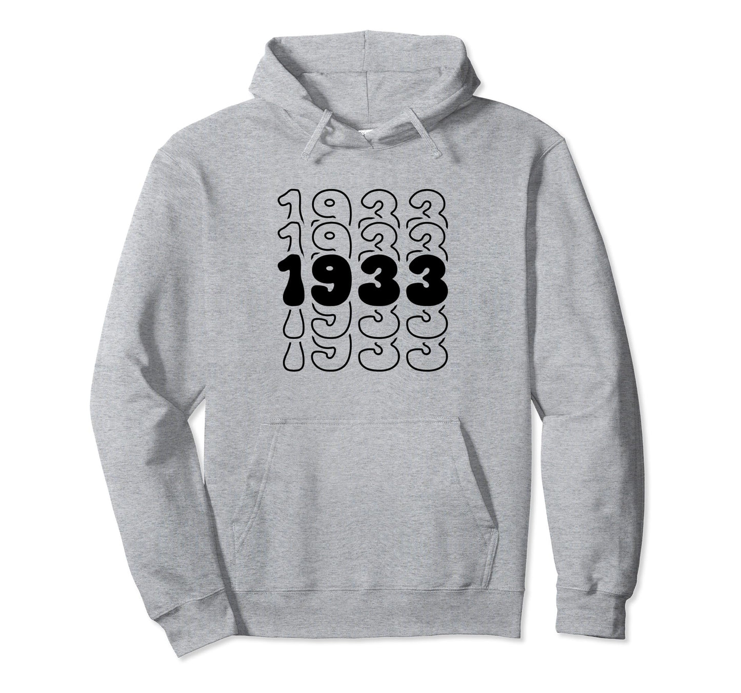 91 Year Old Groovy 91St Birthday Boho Hoodie - Minimalist Print for Adults - T-Shirt, Sweatshirt, Hoodie